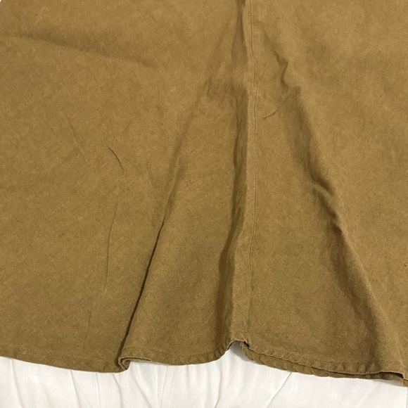 Eileen Fisher Olive Green Midi Skirt - Picture 11 of 15